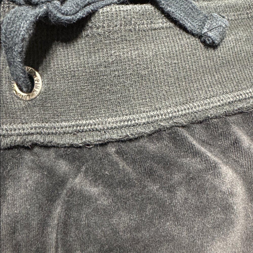 ๐Vintage VS PINK velour sequin pant/hoodie set - Picture 11 of 11